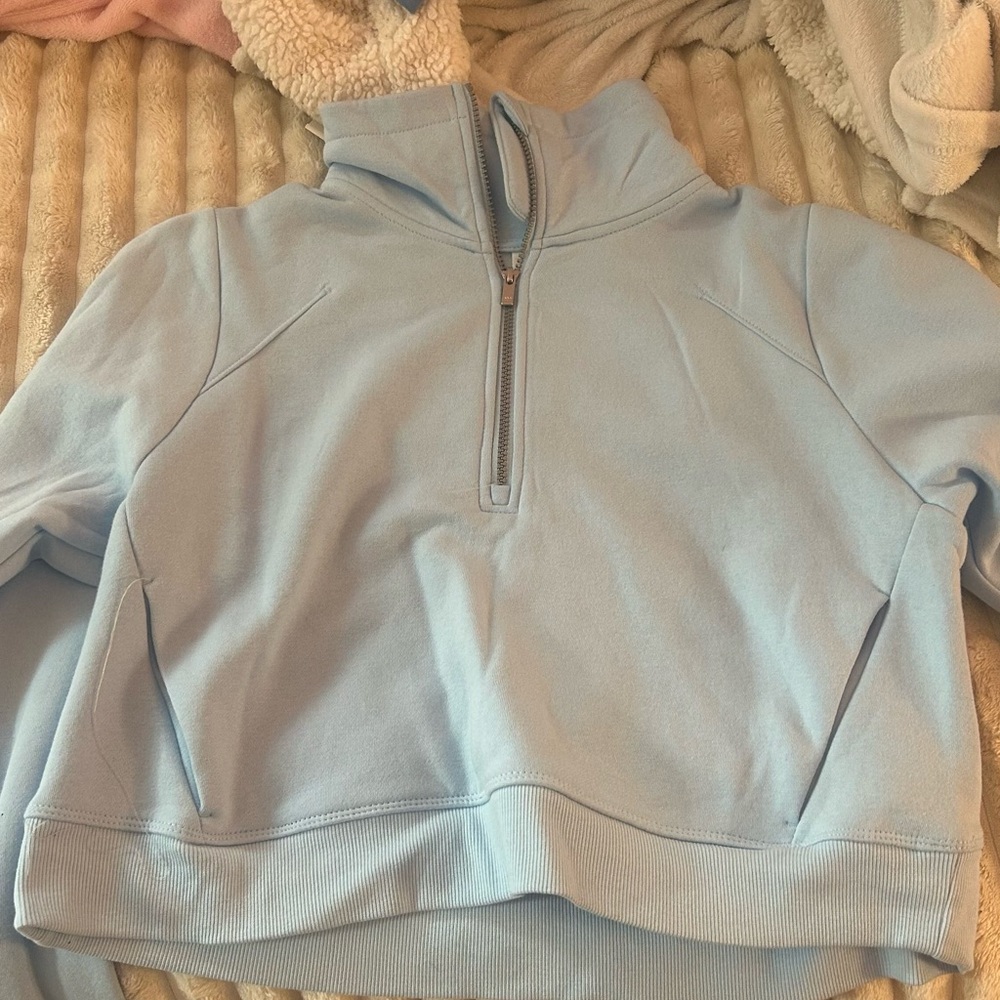All in Motion Sky Blue Women's Cowl Neck Sweater